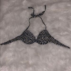 Cheetah Print Bikini Top